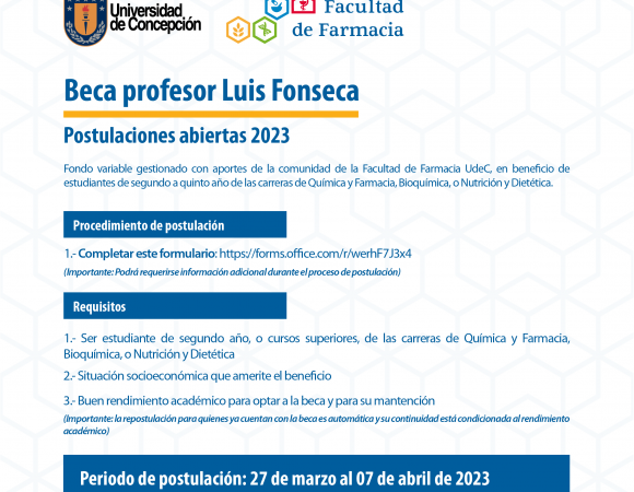 Beca profesor Luis Fonseca