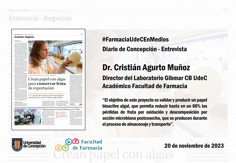 Entrevista Diario Concepción a Dr. Cristian Agurto