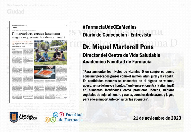 Entrevista Diario Concepción a Dr. Miquel Martorell